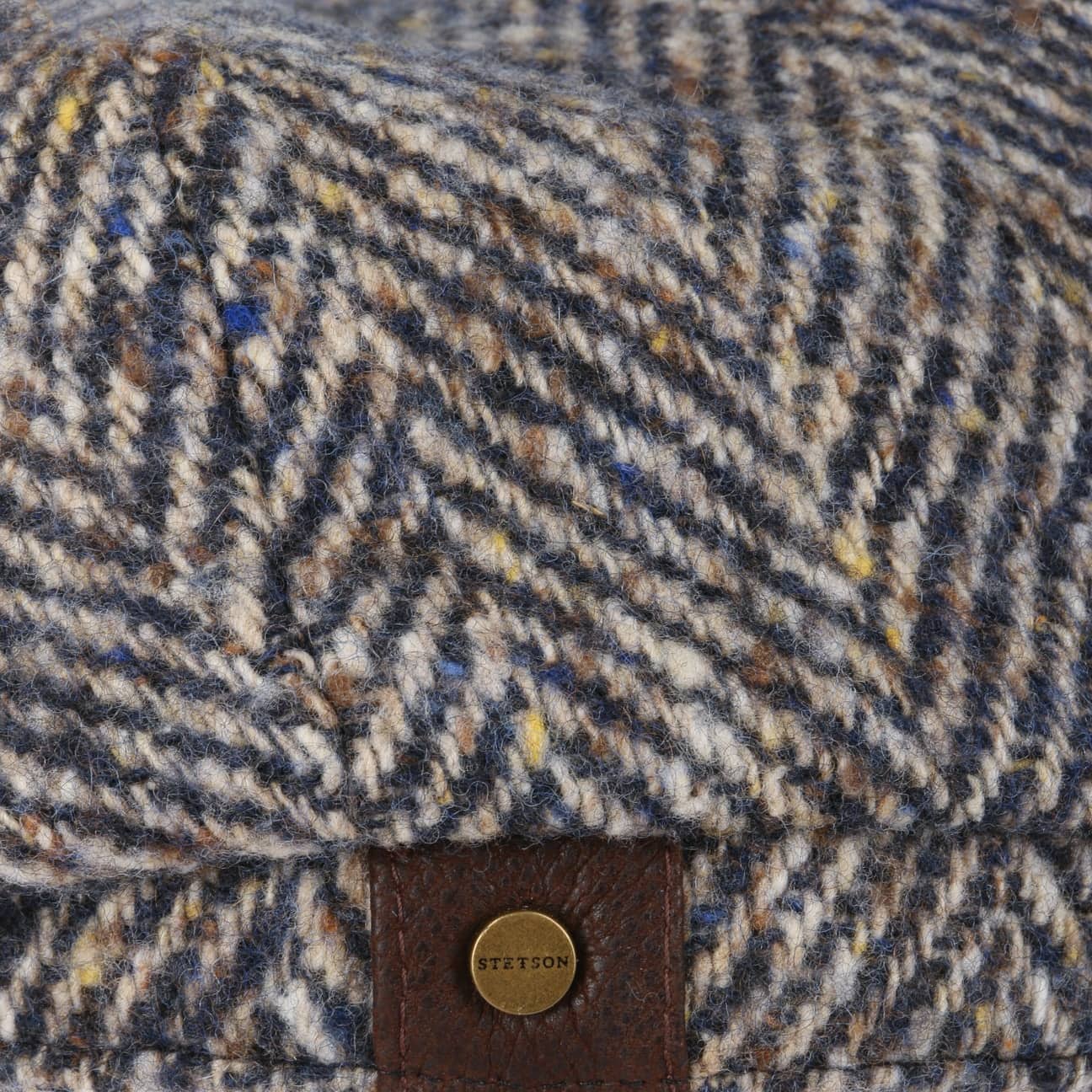 blue-beige herringbone