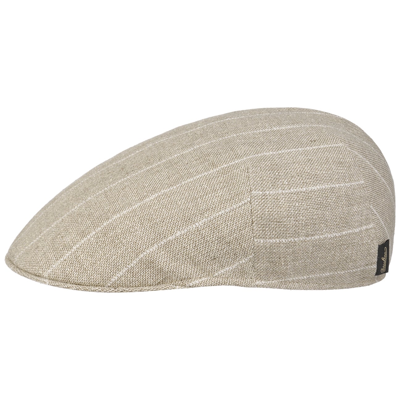 Twotone Pinstripe Flat Cap by Borsalino - JJ Hat Center ®