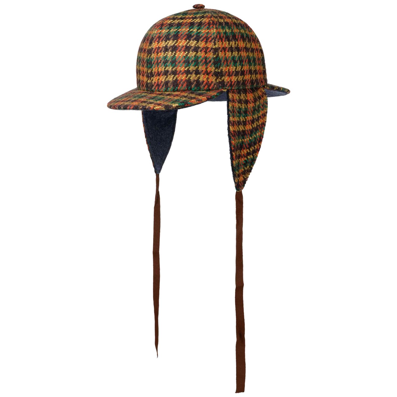 Houndstooth Deerstalker Cap - JJ Hat Center ®