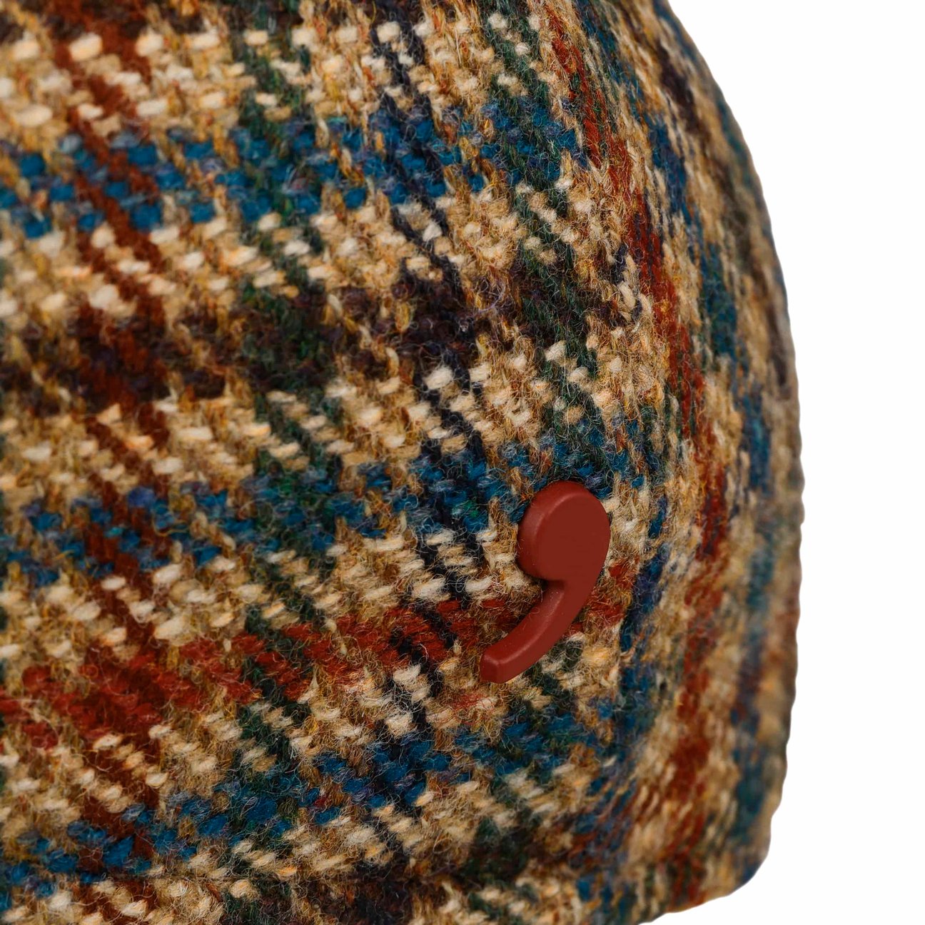 Fine Check Wool Flat Cap - JJ Hat Center ®