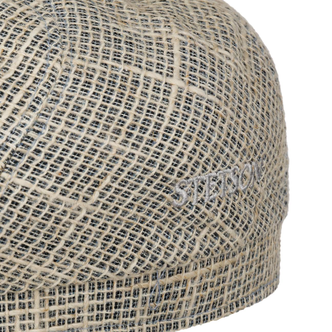 Sustainable Linen Mix 6 Panel Flat Cap - JJ Hat Center ®