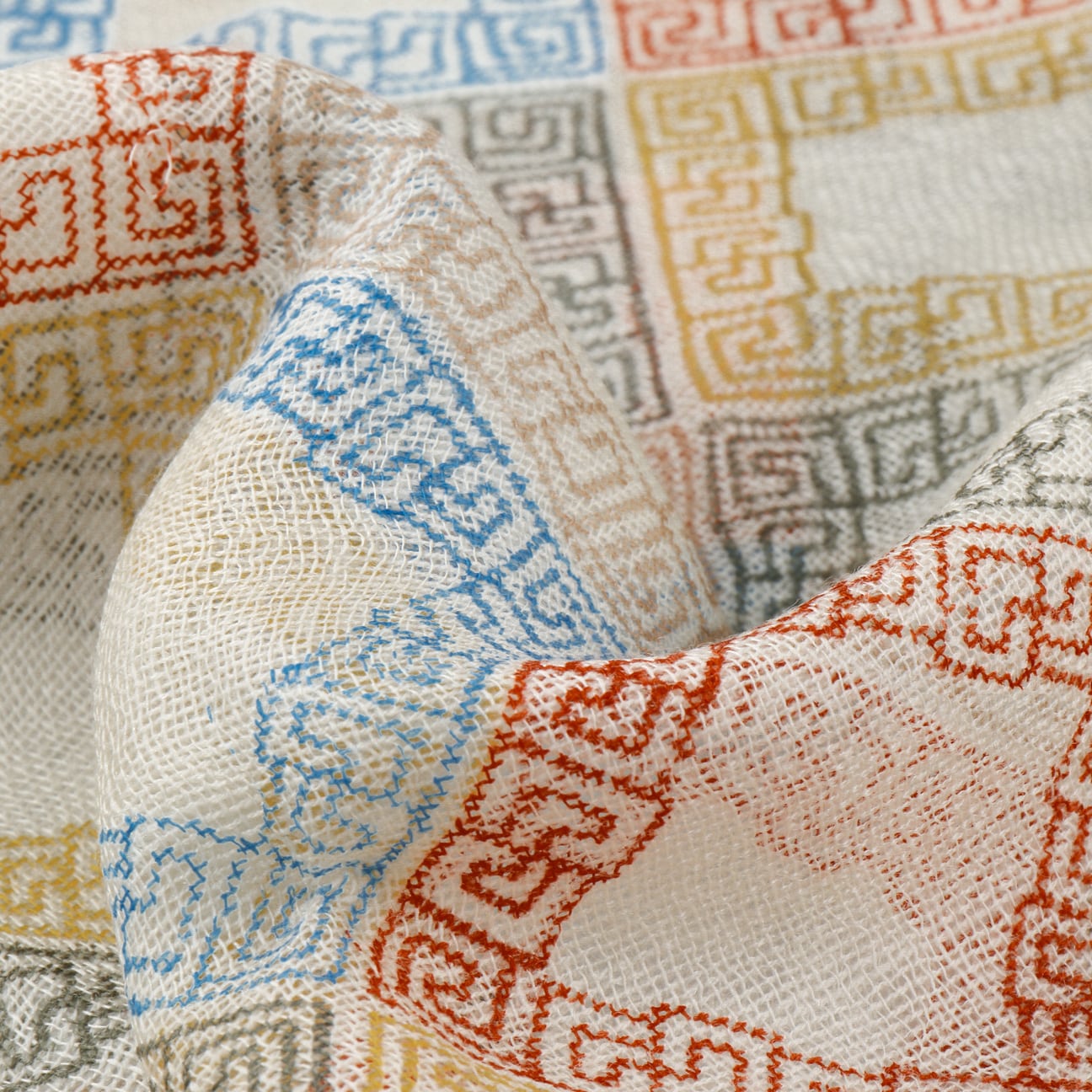 Rhombus Light Wool Summer Scarf - JJ Hat Center ®