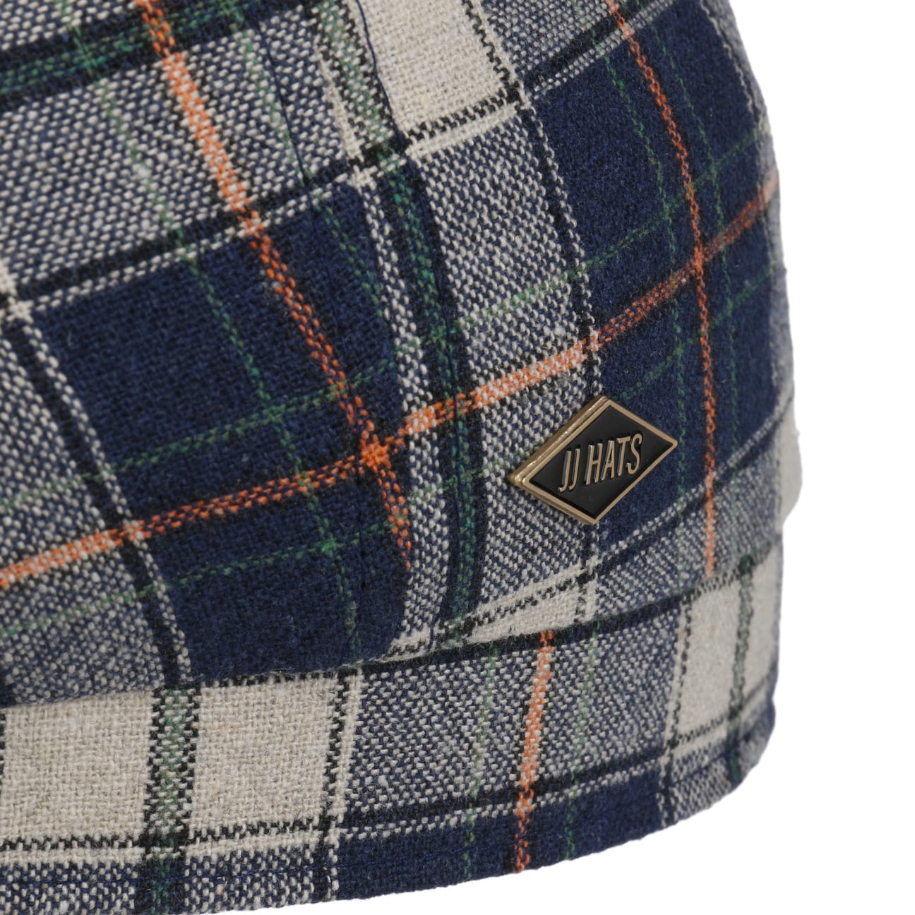 Caroma Check 8 Panel Flat Cap - JJ Hat Center ®
