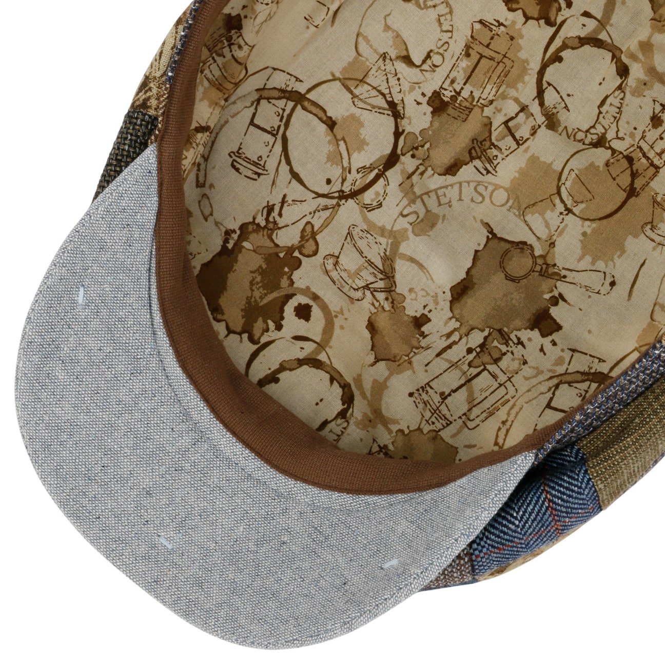 Hatteras Barista Patchwork Flat Cap - JJ Hat Center ®