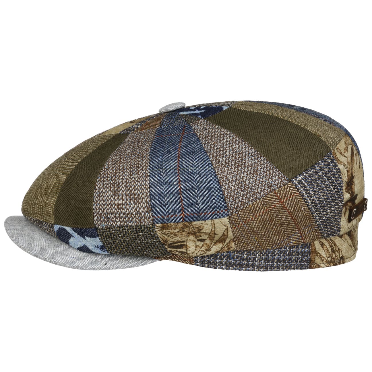 Hatteras Barista Patchwork Flat Cap - JJ Hat Center ®