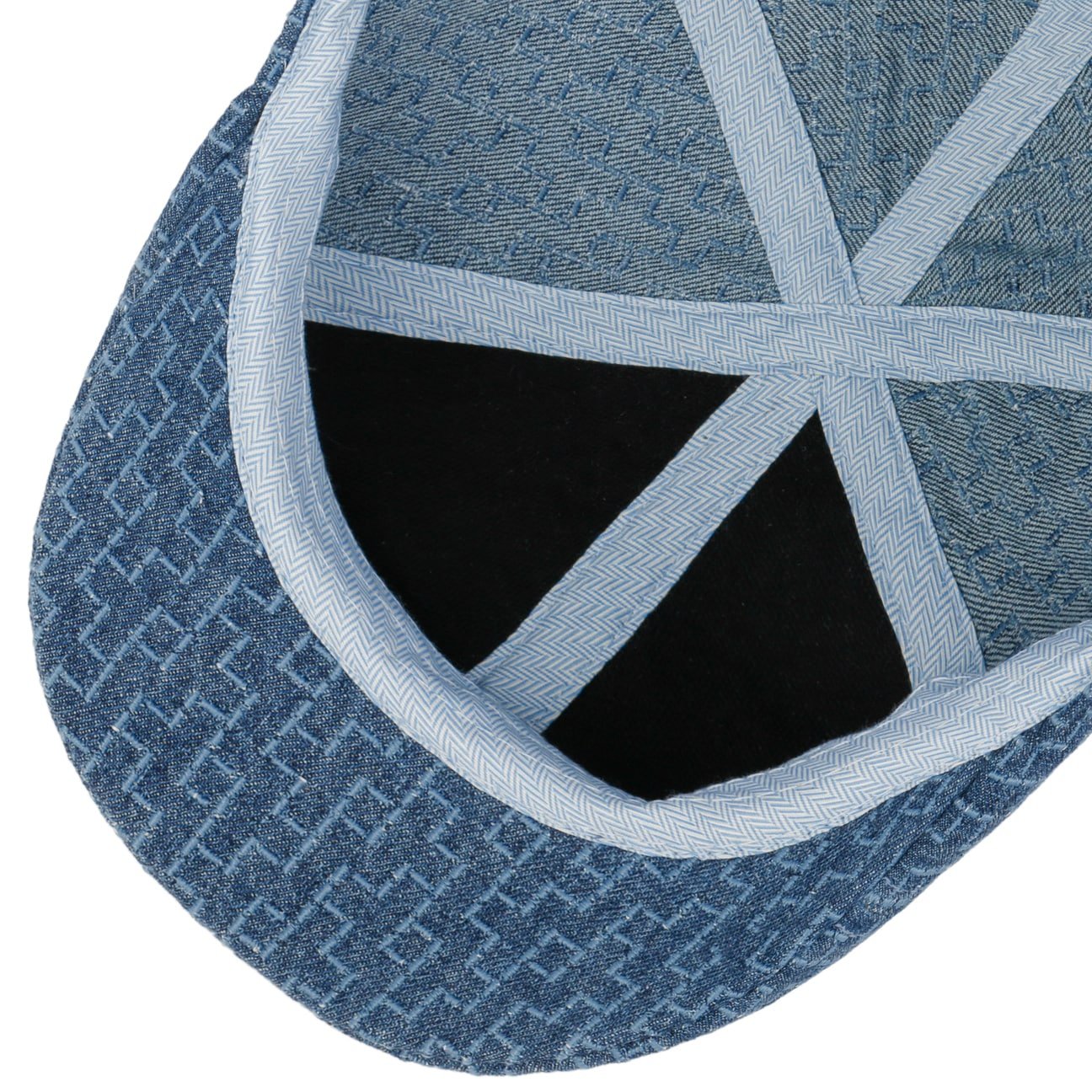 Texas Embroidered Denim Flat Cap - JJ Hat Center ®