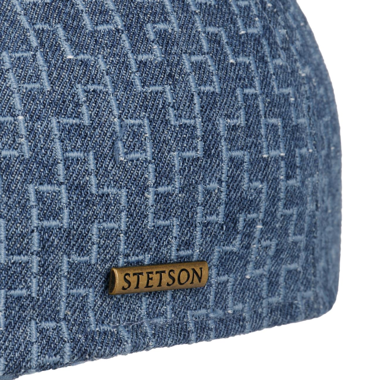 Texas Embroidered Denim Flat Cap - JJ Hat Center ®