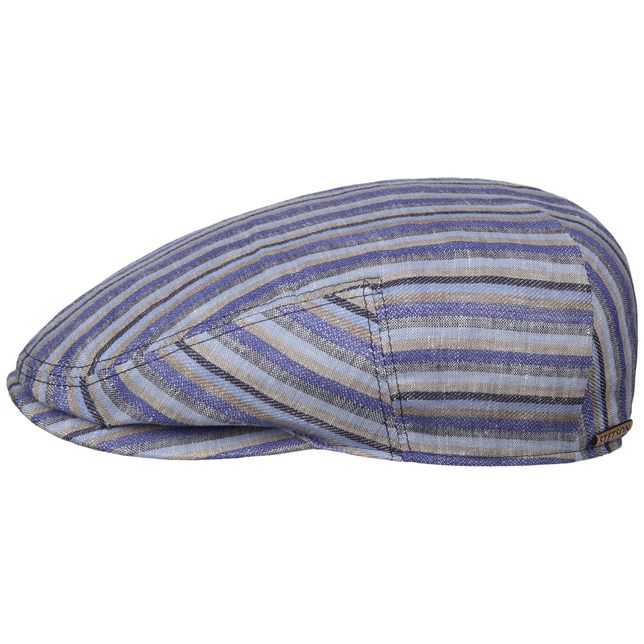 Kent Docado Stripe Flat Cap - JJ Hat Center ®