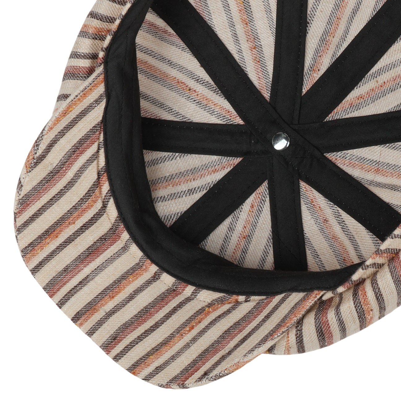 Tenscott 8 Panel Linen Flat Cap - JJ Hat Center ®
