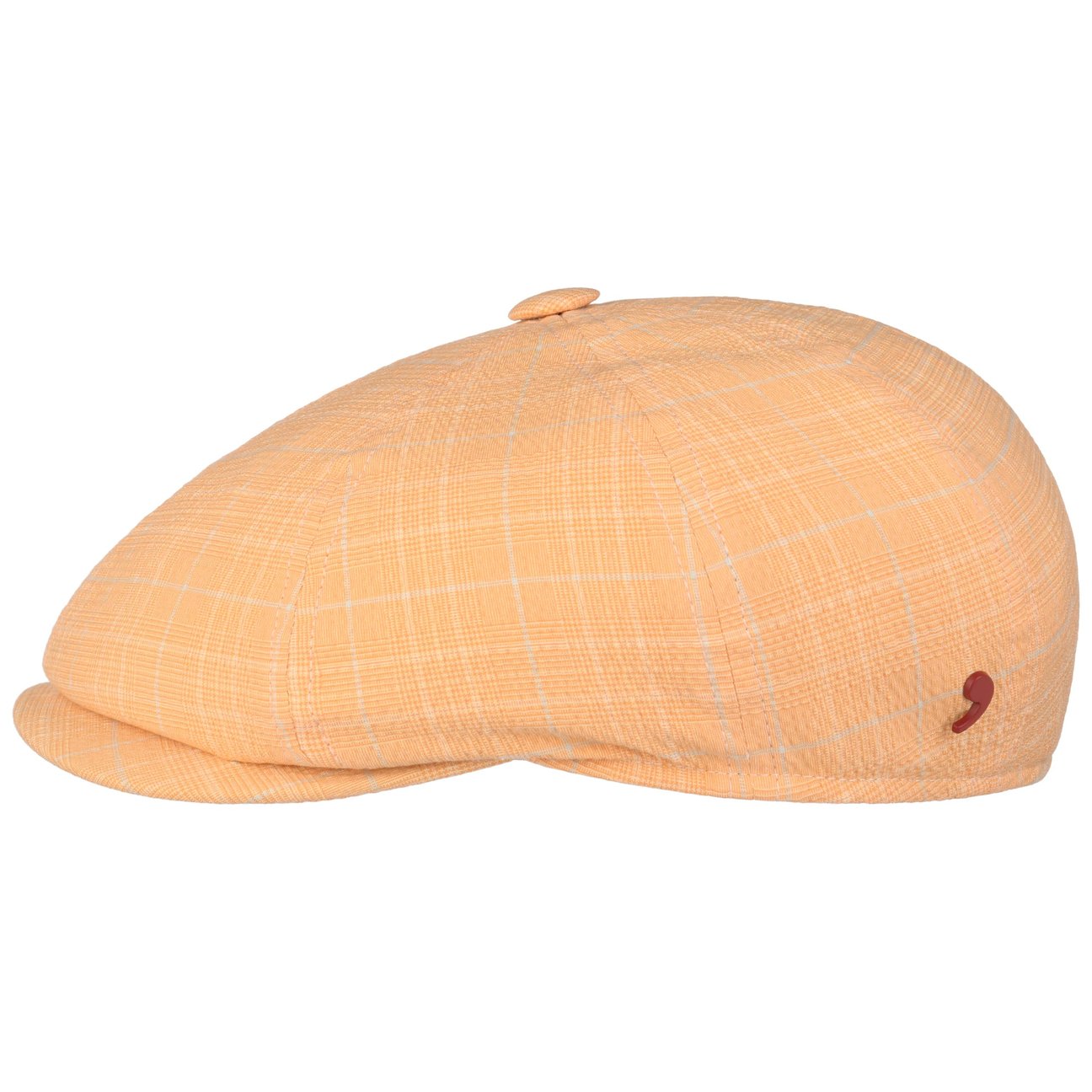Napoli Seersucker Flat Cap - JJ Hat Center ®