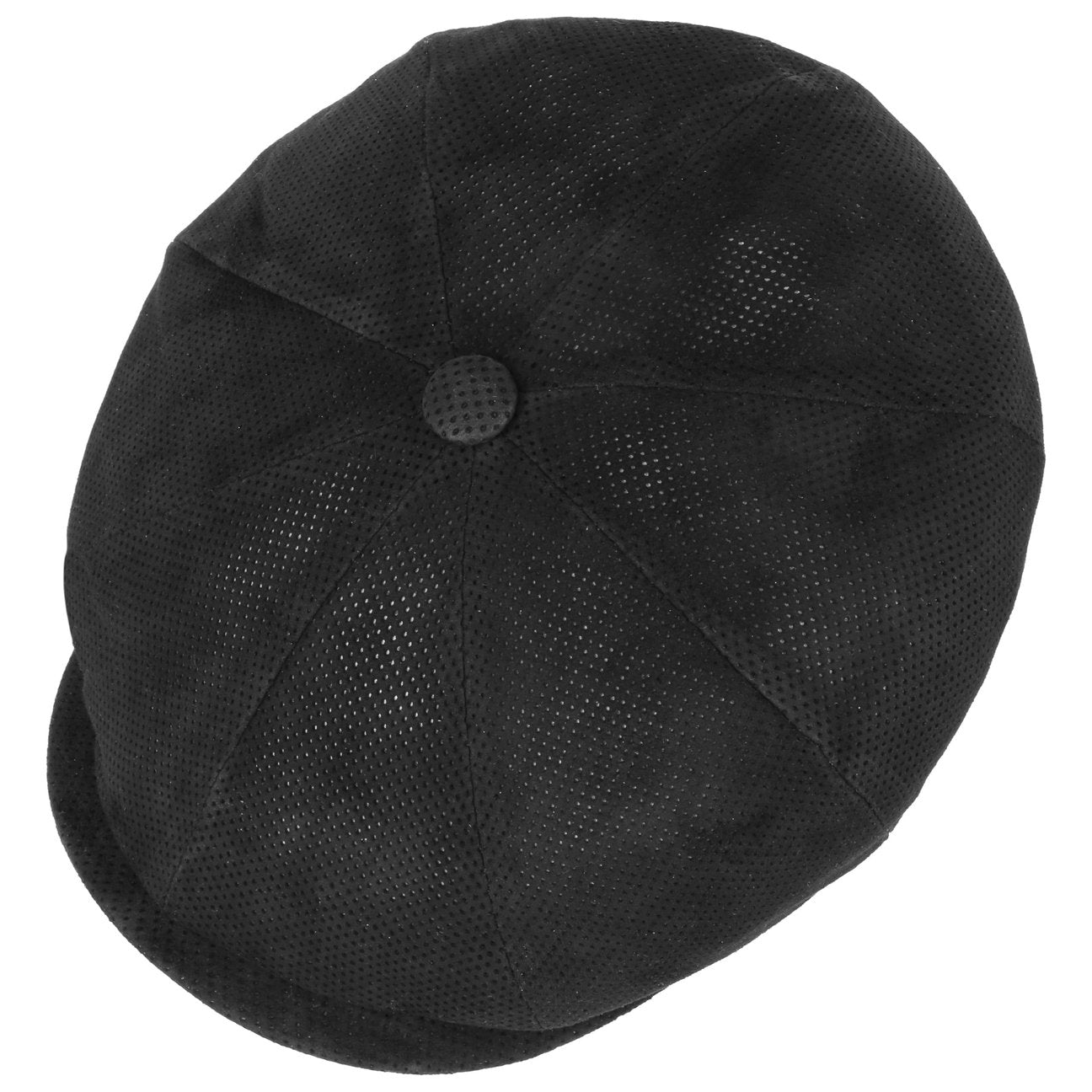 Kyoto Perf Leather Flat Cap - JJ Hat Center ®