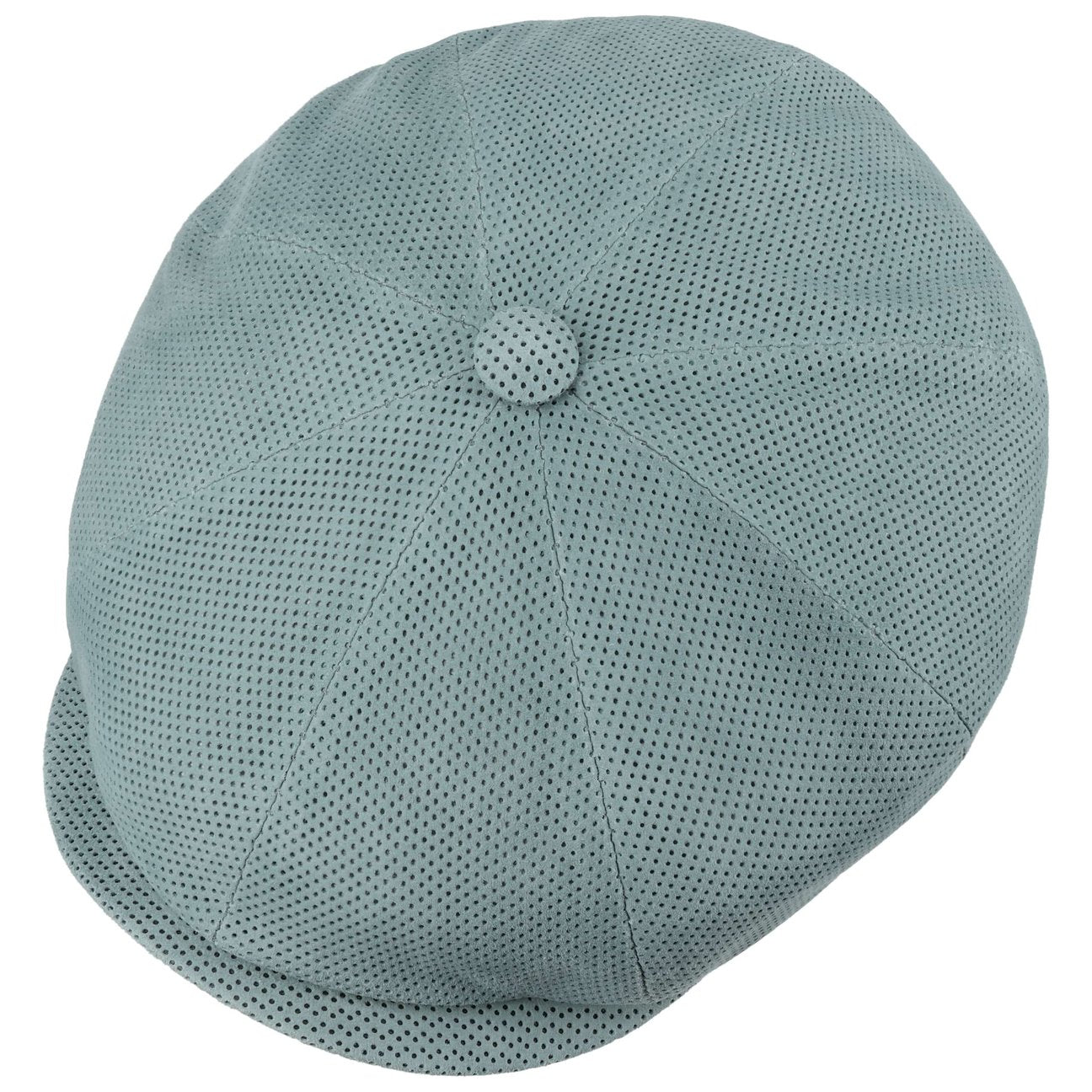 Kyoto Perf Leather Flat Cap - JJ Hat Center ®