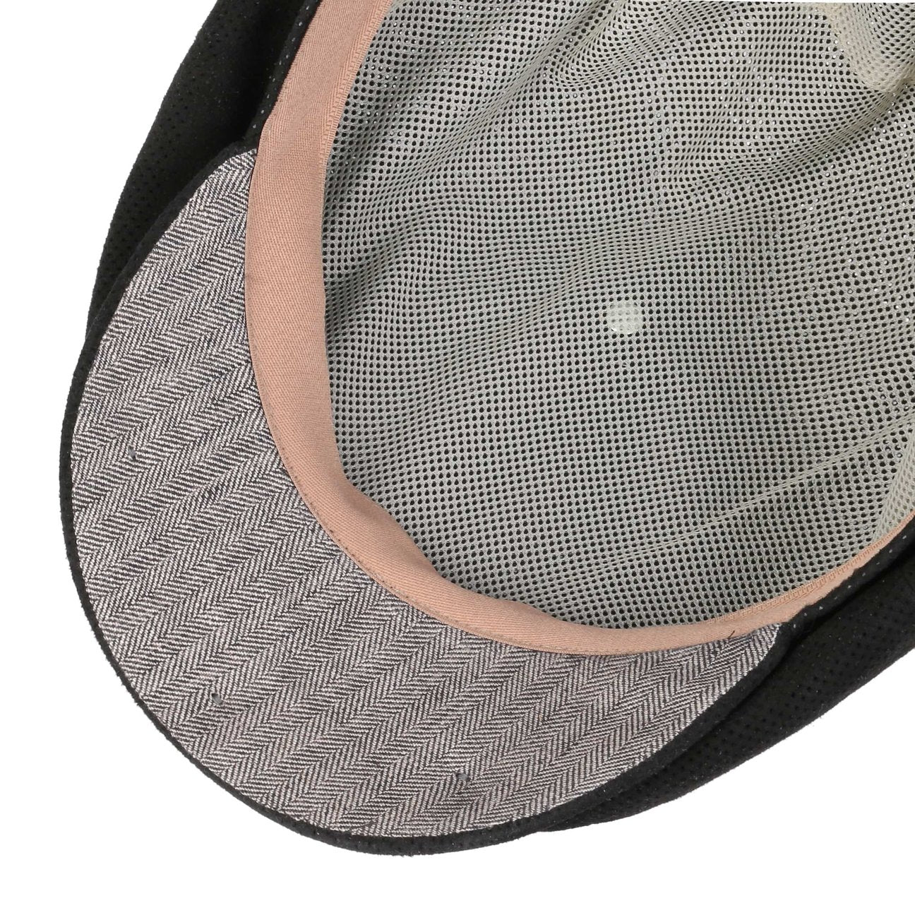 Kyoto Perf Leather Flat Cap - JJ Hat Center ®