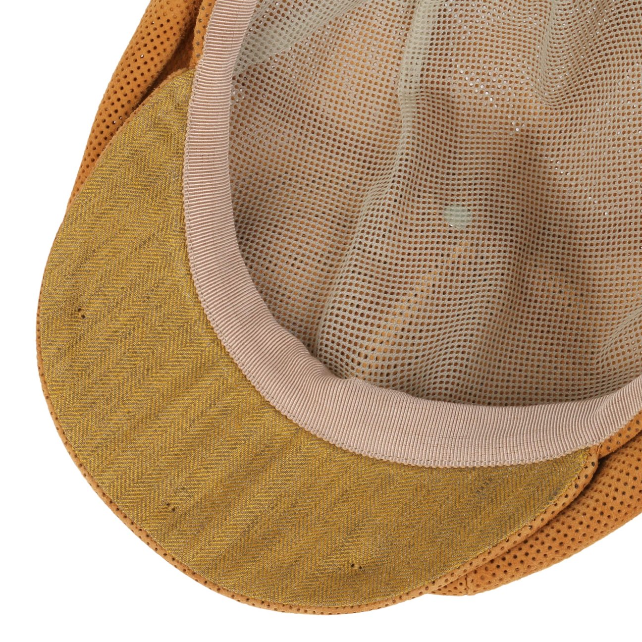 Kyoto Perf Leather Flat Cap - JJ Hat Center ®