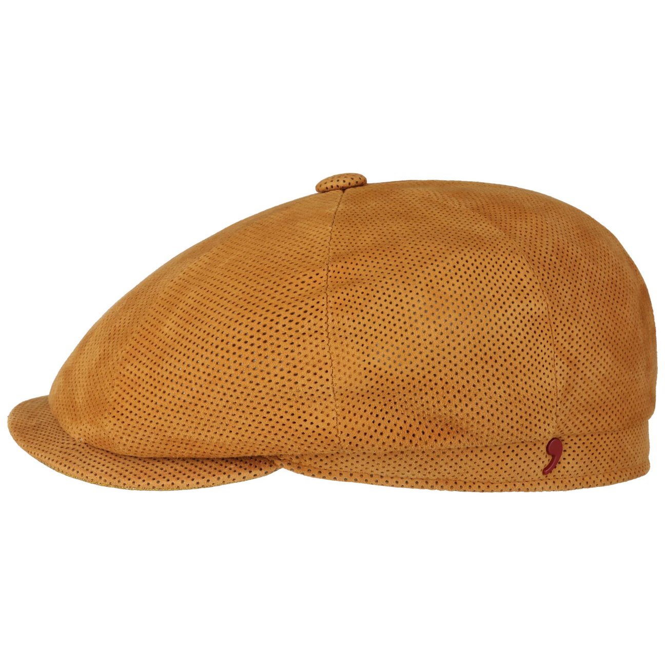 Kyoto Perf Leather Flat Cap - JJ Hat Center ®
