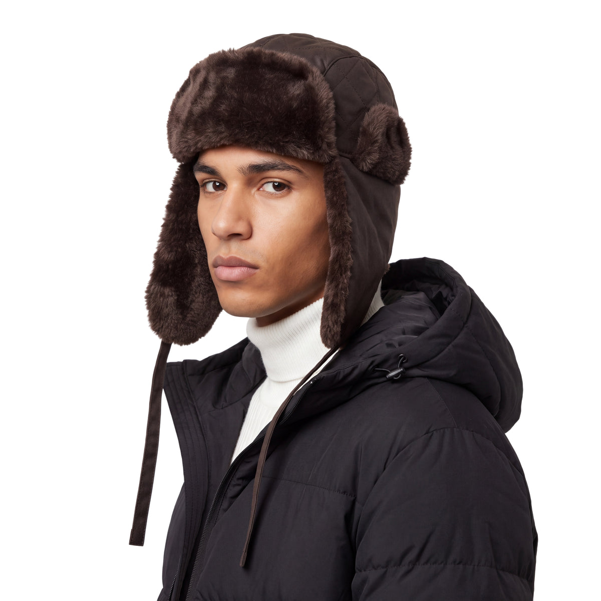 Quilted Sides Bomber Trapper Hat - JJ Hat Center ®